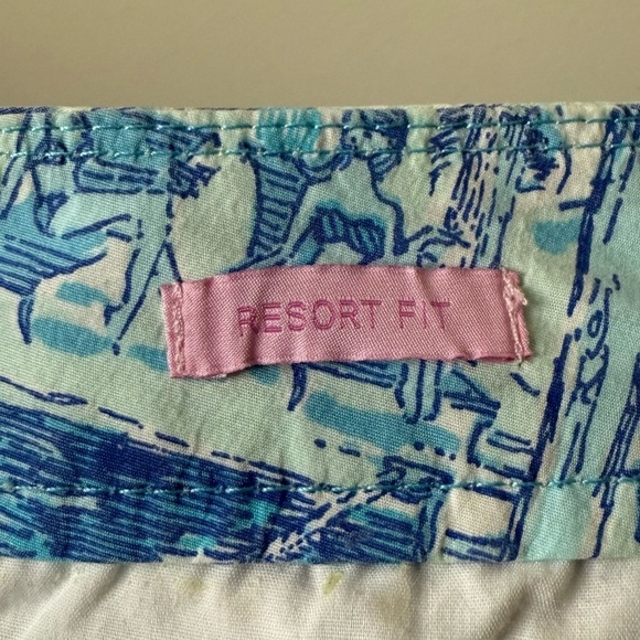 LILLY PULITZER Colorful Print Resort Fit Summer Beach Bermuda 9.5” Inseam Shorts - Picture 6 of 13